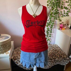 Vintage Grunge Turbo Tank